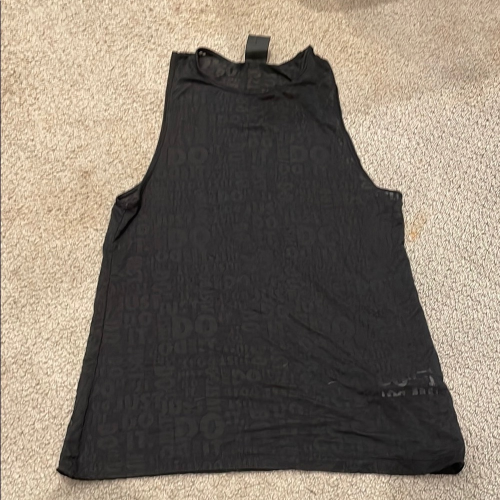 Nike Black Sleeveless Tank Top